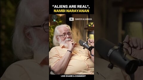 Aliens are Real: Former ISRO Scientist "Nambi Narayanan" Reveals the Truth