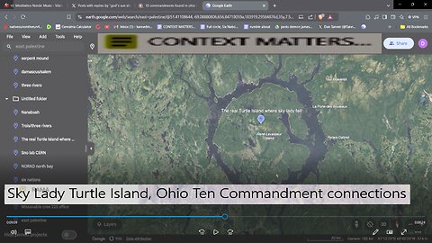 Sky Lady, The True Turtle Island, Ohio Ten Commandments Connections!