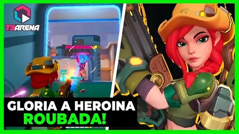 JOGANDO COM A GLORIA NO T3 ARENA! A HEROINA MAIS ROUBADO DO JOGO! GAMEPLAY - PT - BR