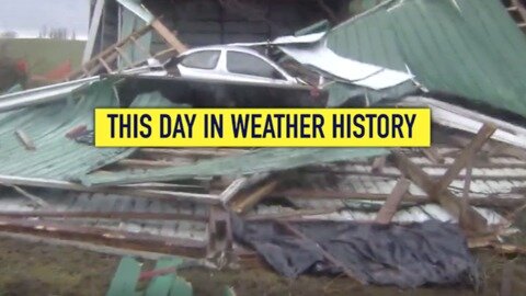 The severe storm that broke a 68-year record for Ontario's earliest tornado