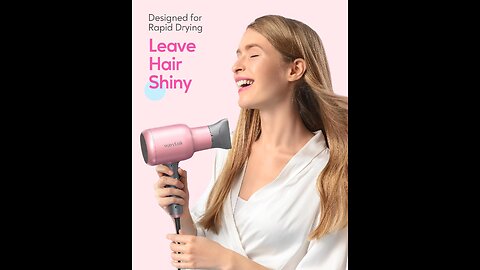 Wavytalk Professional Ionic Hair Dryer Blow Dryer with Diffuser