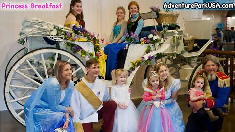 Princess Breakfast Adventure Park USA 2022 in 4k UHD