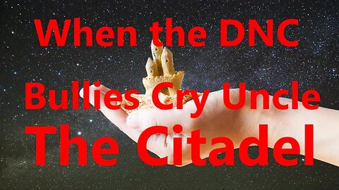 When the DNC Bullies Cry Uncle