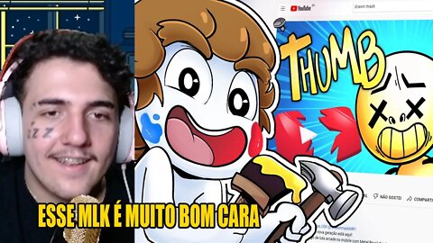 ARRUMANDO MAIS THUMBS DOS INSCRITOS | DRAWN MASK | REACT