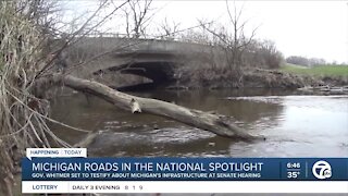 Gov. Gretchen Whitmer to address U.S. Senate on Michigan's infrastructure needs