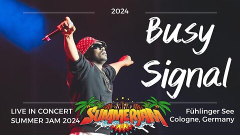 Busy Signal Live In Concert - Summer Jam Festival 2024