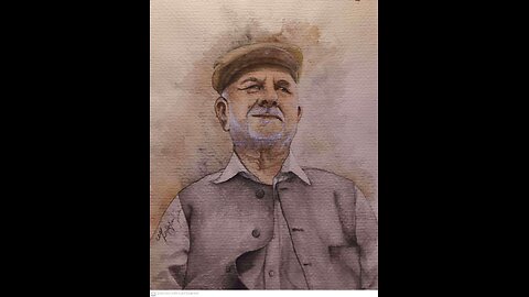 watercolor portrait painting