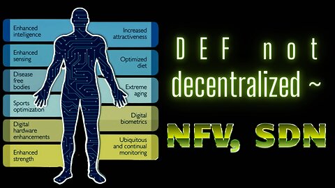 DEF not decentralized ~ NFV, SDN