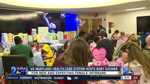 VA Maryland Health Care System hosts baby shower for new, expecting female veterans