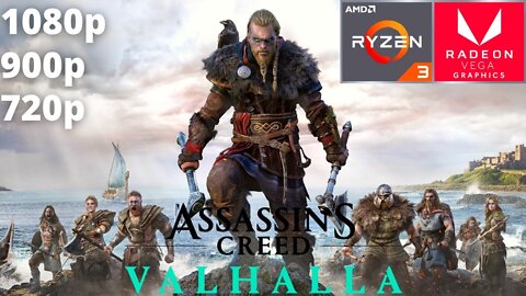 Assassin's Creed Valhalla - Ryzen 3 3200G Vega 8 & 16 GB RAM/8 GB RAM/1X8 GB RAM