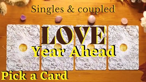 LOVE & RELATIONSHIPS Year Ahead || PICK A CARD Tarot reading (Timeless)