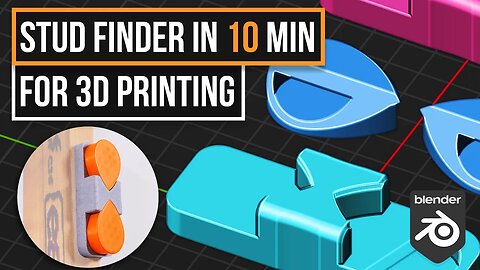 You Can Design & 3D Print A Stud Finder !? | Blender 3.0 Product Design Challenge Ep. 5