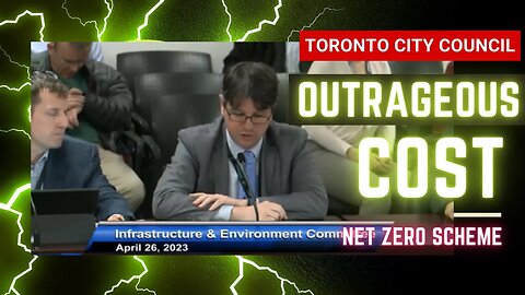 New Definition of INSANITY: $145 billion Price Tag for Toronto's "Net Zero" Scheme -"Transform TO"??