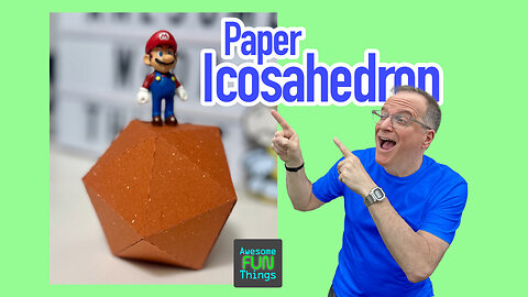 Paper Polyhedron Prototype: Icosahedron