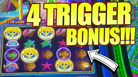 YES!! Landed 4 Trigger BONUS on Cash Burst Slot Machine