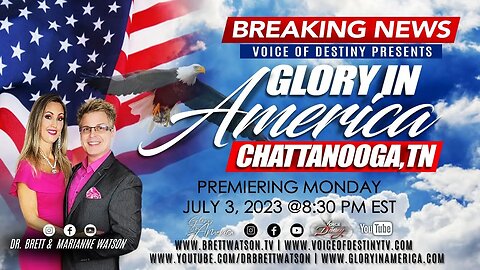 Voice of Destiny - Dr Brett & Marianne Watson "Breaking News!" - LIVE 7.3.23