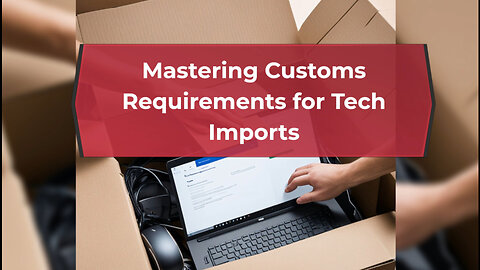 Mastering Technology Imports: Navigating Customs Requirements with Ease