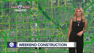 Weekend construction update