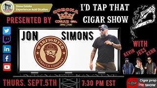 Jon Simons of Warfighter Tobacco. I'd Tap That Cigar Show Episode 246