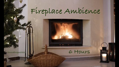 6-Hour Yuletide Fireplace Bliss: Night-Long Comfort