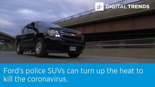 Ford’s police SUVs can turn up the heat to kill the coronavirus.