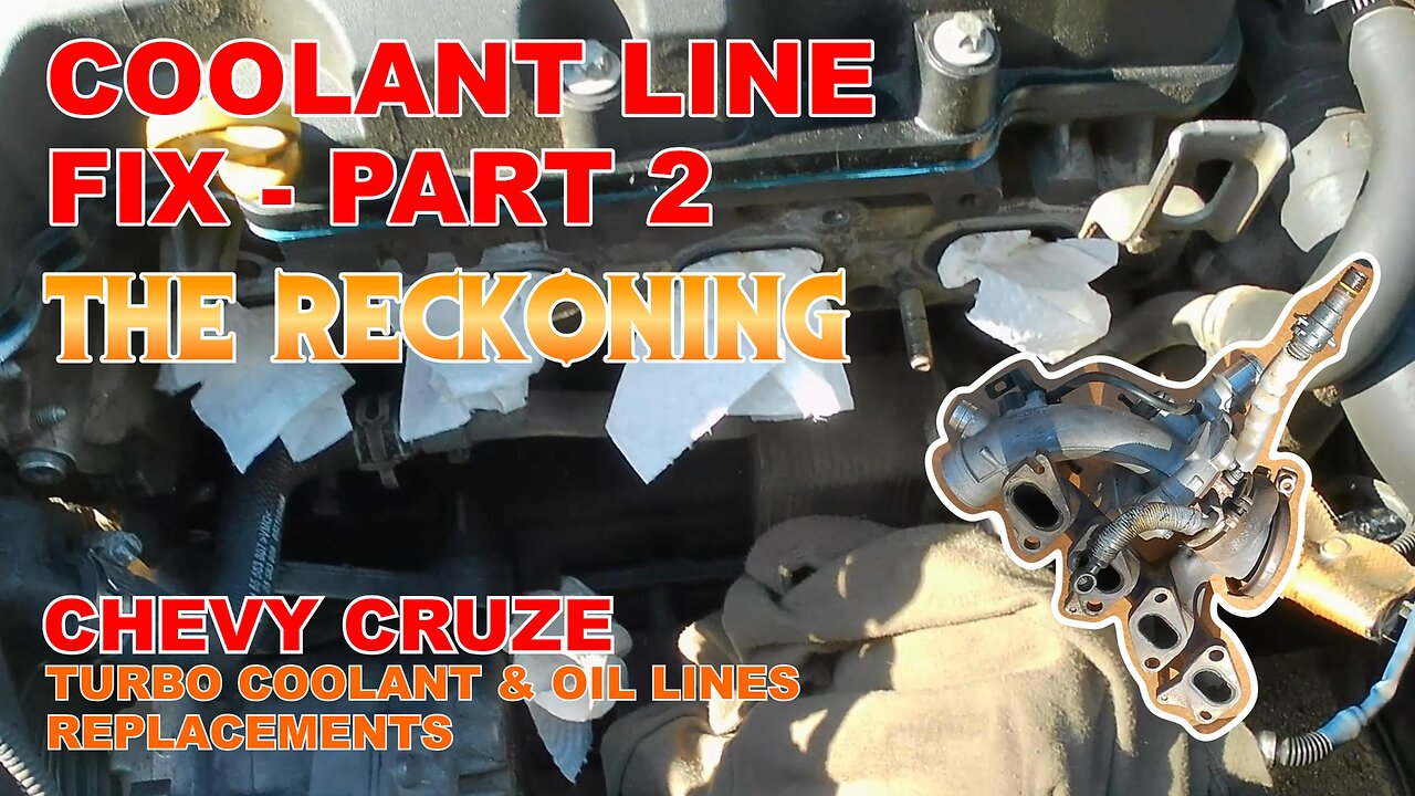 Chevy Cruze Turbo Lines Replacement HowTo Change All 4 Lines/Hoses