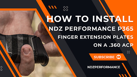 How to Install NDZ Performance's P365 Finger Extension Plate on a .380 ACP