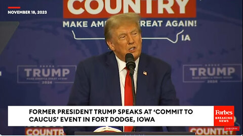 Trump Ruthlessly Attacks Biden Over China After APEC Summit | Full Iowa 2024 Rally