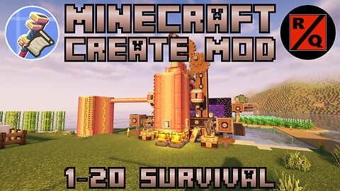 MINECRAFT 1.20 CREATE MOD - Finishing the Lava Pumping Station