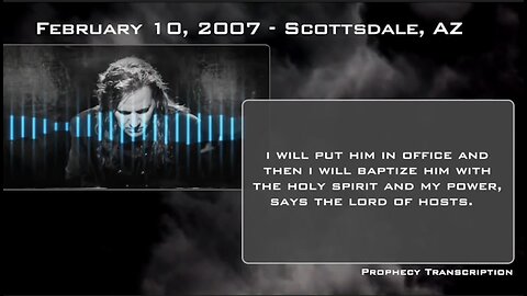 Donald J. Trump Prophecies | Kim Clement's Trump Prophecies: "Trump Will Become a Trumpet, I Will Put A Your Helm for Two Terms, I Will Put Him In Office & then I Will Baptize Him With the Holy Spirit & My Power." 2/10/2007