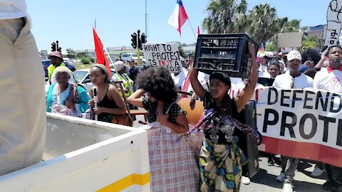 SOUTH AFRICA - Cape Town - SJC Protest Performing Art (Video) (MuX)