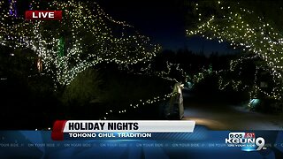 Over a million lights illuminate Tohono Chul for holiday nights