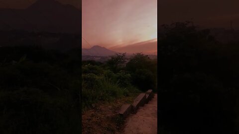 pesona alam senja hari | beautiful twilight nature | Indonesia's nature #shorts