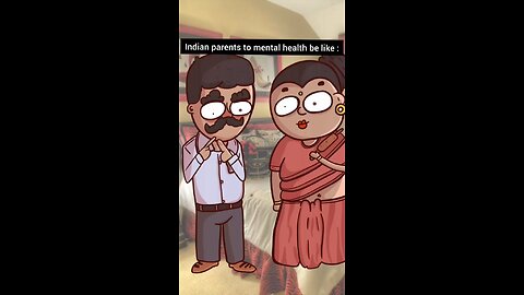 Indian parents in mental children video viral cartoon dhamaka