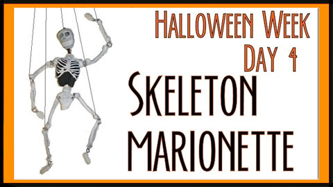 Halloween Project: Make a Skeleton Marionette