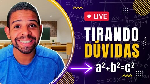 ( 🟢 LIVE ) TIRANDO DÚVIDAS DE MATEMÁTICA | @Professor Theago