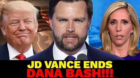 🔴JD Vance ENDS CNN Dana Bash’s Career LIVE on Air!