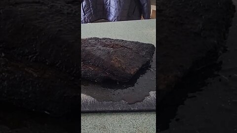 Look at the Bark on this Brisket!!! #bbq #offset #smoker #fire #brisket #bbqlovers