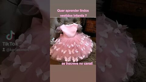 se inscreva e ative 🔔 #moldegratis #sapatinhodebebe #vestidodebebe #vestidoinfantil #vestidodefesta