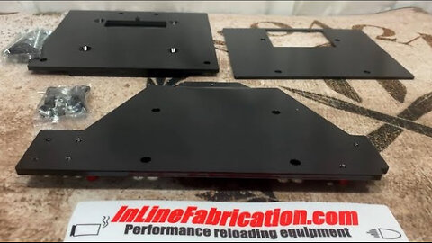 Inline Fabrication Flush Mount Quick Change Base Plate and Dillon RL 550 C Top Plate