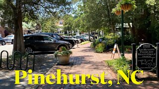 Pinehurst, NC, Town Center - Small Towns - Walk & Talk Tour - Vlogging America