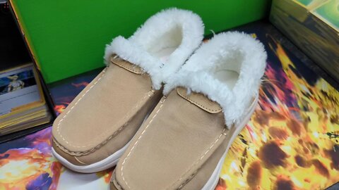 FitVille Womens Wide House Slippers Non Slip Orthopedic Winter Slippers