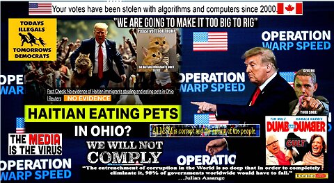 Operation Warp Speed … Haitian Cat Eaters (MSM – No Evidence!) - compilation version