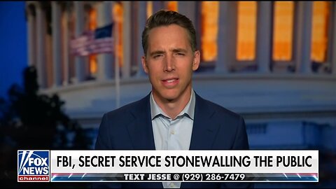 Sen Hawley: Most Agents In Butler Protecting Trump Were DHS Trained By Webinar