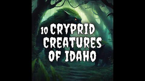 10 cryptid creatures in the state of Idaho