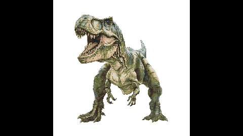 T-REX TERROR Cross Stitch Pattern by Welovit Cross Stitch | welovit.net | #welovit #crossstitch