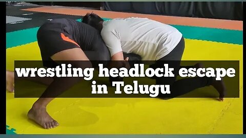 wrestling headlock escape technique for MMA in Telugu | bacloom fitness #mma #wrestling