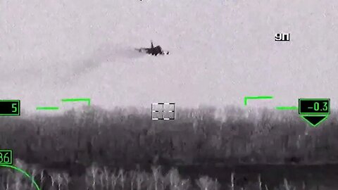 monitoring of an air strike by the crew of the Su 24M aircraft