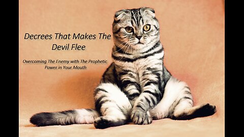 Decrees That Make The Devil Flee Prayer To Break Evil Decrees