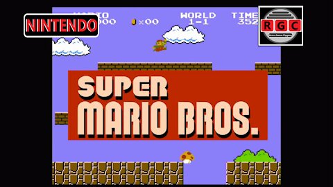 Super Mario Bros - Floor Ceiling Mushroom Glitch - Retro Game Clipping